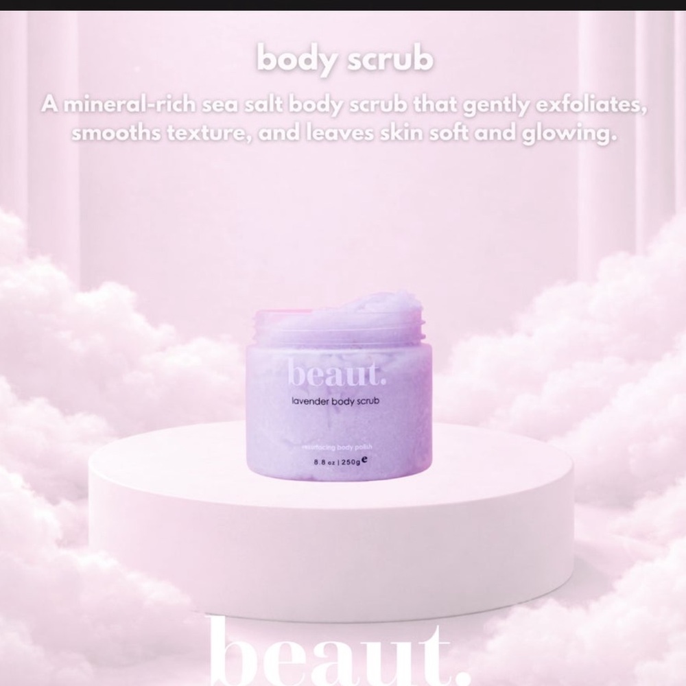 Beaut Lavender salt scrub